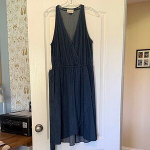 Universal Thread Denim Asymmetrical Dress